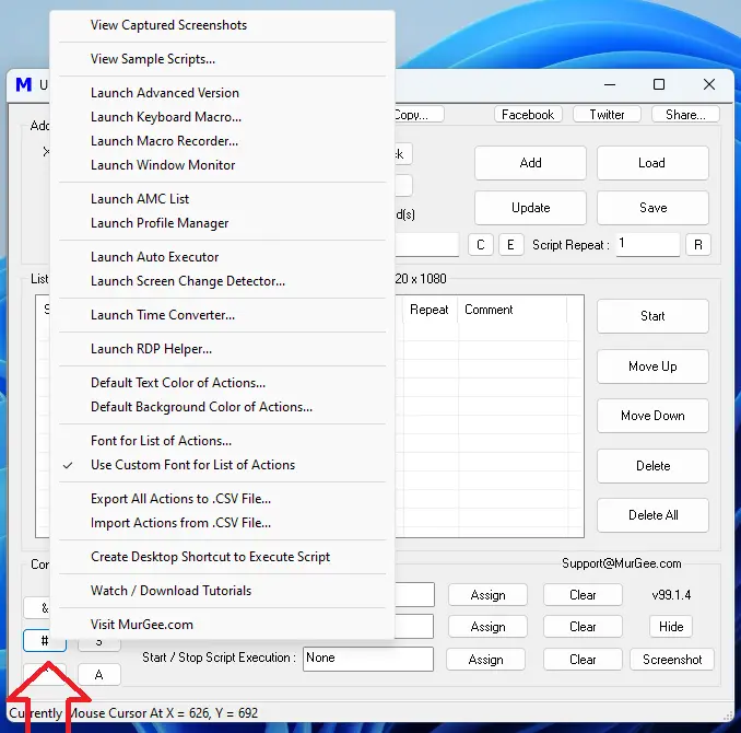 Launch Other Applications available in Auto Mouse Click Application Launch Other Applications available in Auto Mouse Click Application